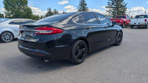 Shadow Black 2018 Ford Fusion SE