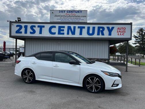 Aspen White 2022 Nissan Sentra SR