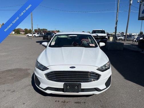 Oxford White 2019 Ford Fusion S