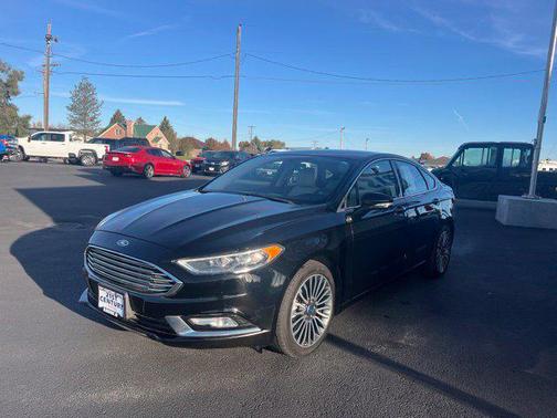Shadow Black 2018 Ford Fusion Titanium