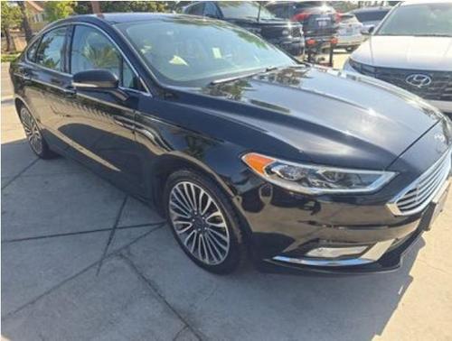 Shadow Black 2018 Ford Fusion Titanium
