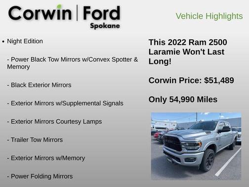 Billet Silver Metallic Clearcoat 2022 RAM 2500 Laramie