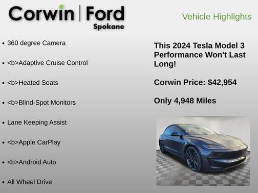 2024 Tesla Model 3 Performance