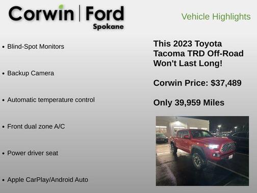 2023 Toyota Tacoma TRD Off Road