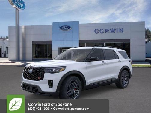 Space White Metallic 2026 Ford Explorer ST