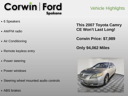 2007 Toyota Camry CE