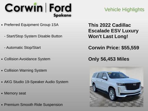 2022 Cadillac Escalade ESV Luxury