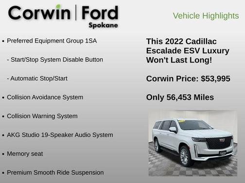 2022 Cadillac Escalade ESV Luxury