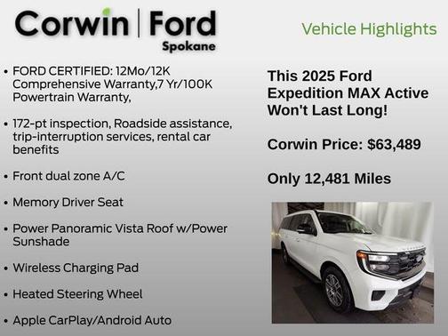 2025 Ford Expedition Max Active
