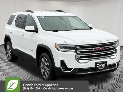 Summit White 2023 GMC Acadia SLT
