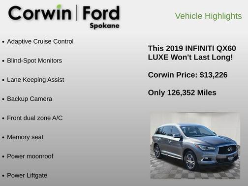 2019 INFINITI QX60 Luxe