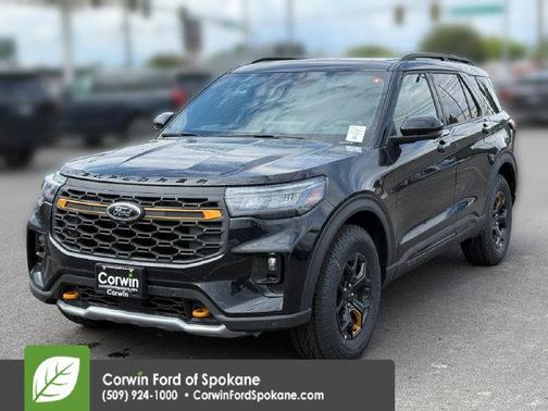 Agate Black Metallic 2026 Ford Explorer Tremor