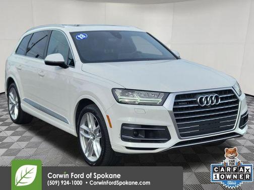 Carrara White 2018 Audi Q7 3.0T Prestige