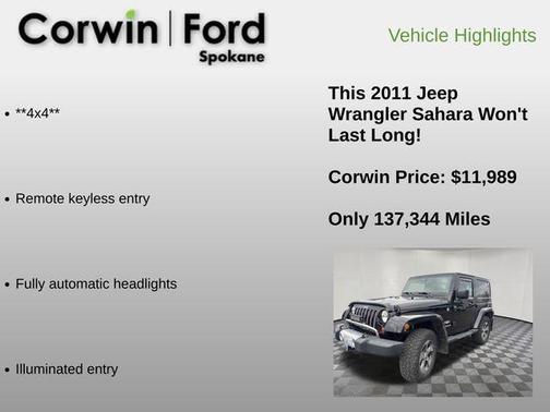 2011 Jeep Wrangler Sahara