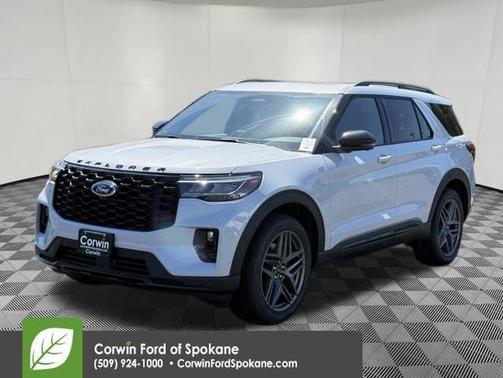 Space White Metallic 2026 Ford Explorer ST-Line