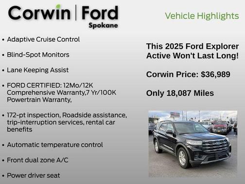 2025 Ford Explorer Active