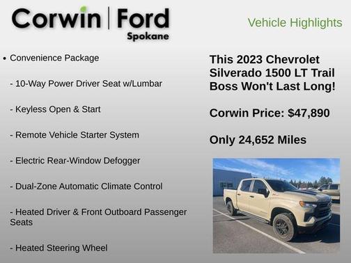 2023 Chevrolet Silverado 1500 LT Trail Boss