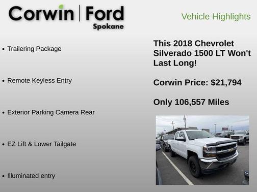 2018 Chevrolet Silverado 1500 LT