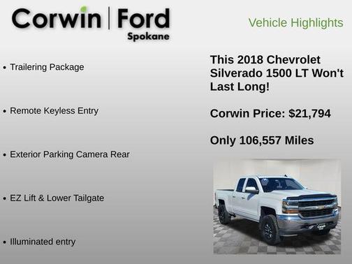 2018 Chevrolet Silverado 1500 LT