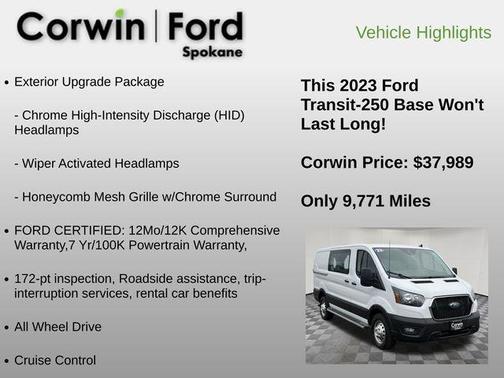 2023 Ford Transit-250 Base