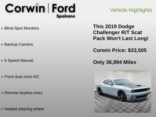 2019 Dodge Challenger R/T Scat Pack