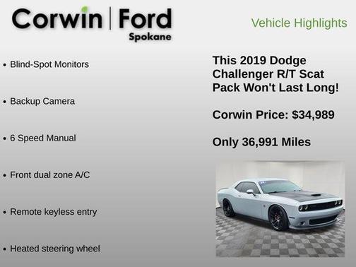 2019 Dodge Challenger R/T Scat Pack