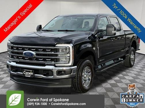 Agate Black Metallic 2025 Ford F-350 Lariat Super Duty