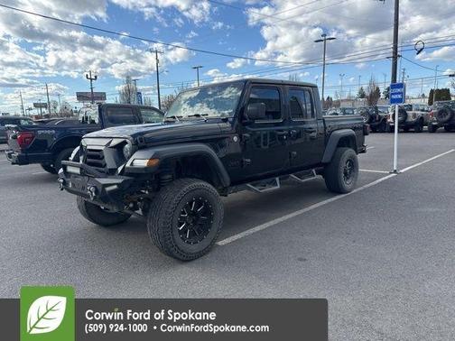 Black Clearcoat 2020 Jeep Gladiator Sport