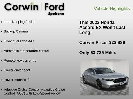 2023 Honda Accord EX