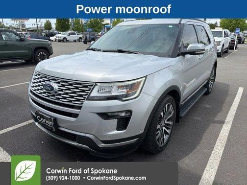 Ingot Silver Metallic 2018 Ford Explorer Platinum