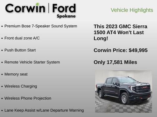 2023 GMC Sierra 1500 AT4