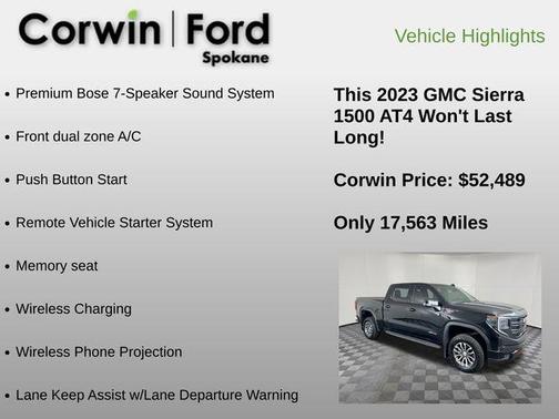 2023 GMC Sierra 1500 AT4