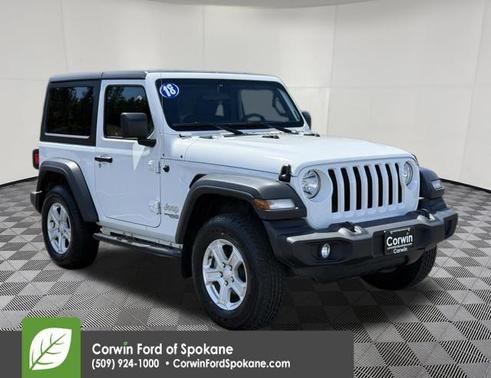 Bright White Clearcoat 2018 Jeep Wrangler Sport