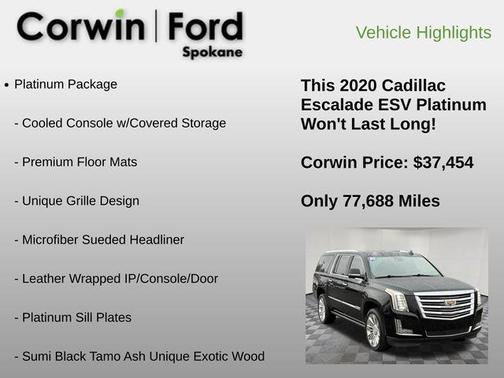Black Raven 2020 Cadillac Escalade ESV Platinum