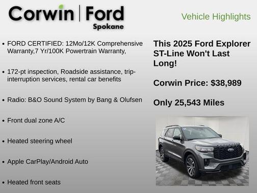 2025 Ford Explorer ST-Line