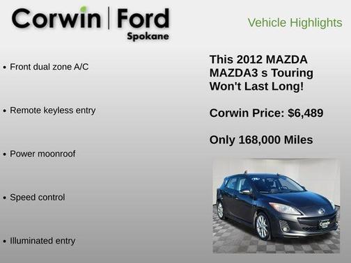 2012 Mazda Mazda3 s Touring