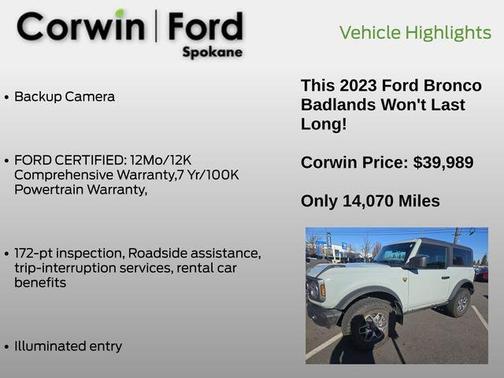2023 Ford Bronco Badlands