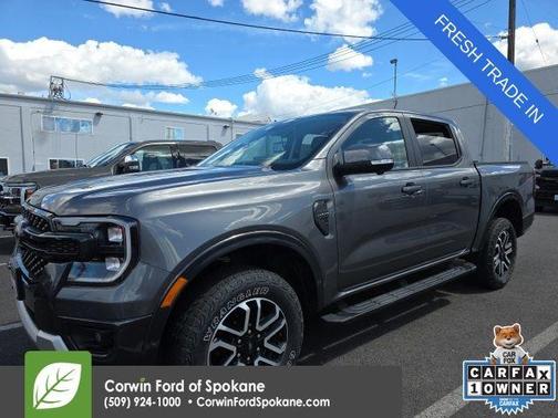 Gray Metallic 2024 Ford Ranger Lariat