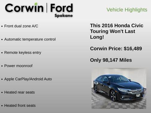 2016 Honda Civic Touring