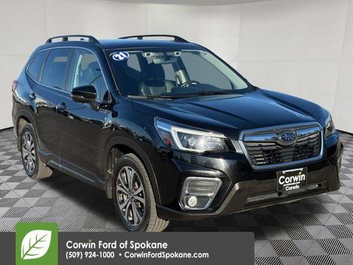 Crystal Black Silica 2021 Subaru Forester Limited