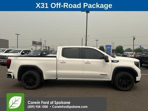 Summit White 2023 GMC Sierra 1500 Elevation