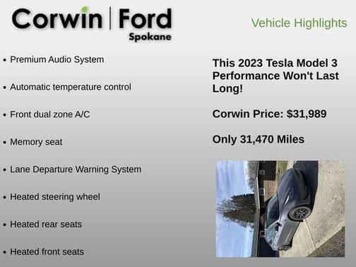 2023 Tesla Model 3 Performance