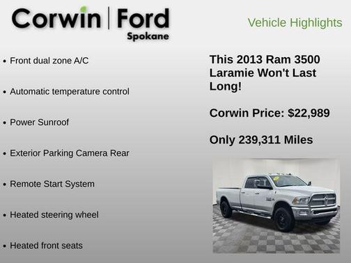 2013 RAM 3500 Laramie