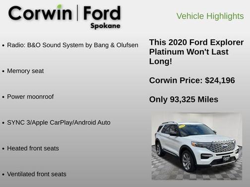 2020 Ford Explorer Platinum