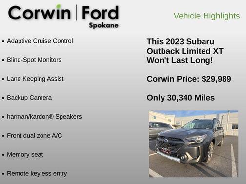 Magnetite Gray Metallic 2023 Subaru Outback Limited XT