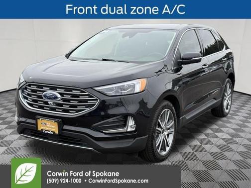 Black Metallic 2024 Ford Edge Titanium