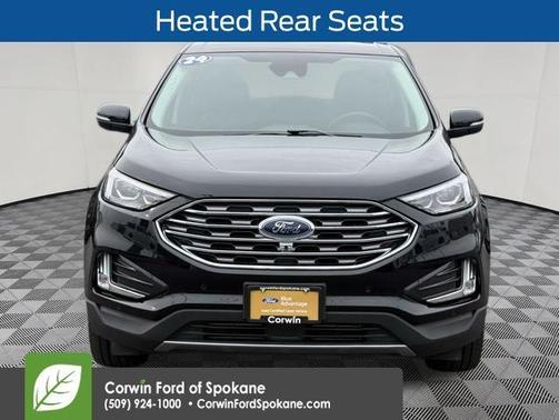 Black Metallic 2024 Ford Edge Titanium