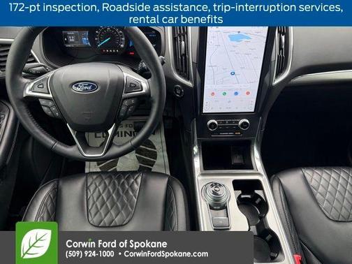 Black Metallic 2024 Ford Edge Titanium
