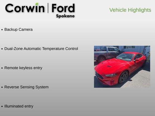 Race Red 2019 Ford Mustang EcoBoost