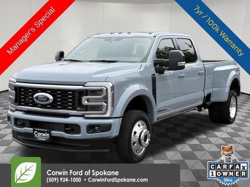 Glacier Gray 2026 Ford F-450 Platinum